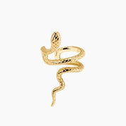 SNAKE EAR CUFF GOLD PLATA925