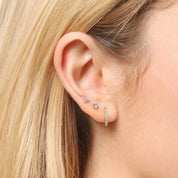 TRINI PIERCING - LILA PLATA925